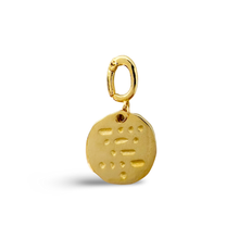 Load image into Gallery viewer, BRAVE Morse Code Gold Charm