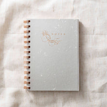 Load image into Gallery viewer, Journal Notebook Notepad | Grey Recycled Handmade Paper