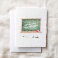 Load image into Gallery viewer, Chalkboard Amazing Teacher Appreciation | Greeting Card