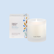 Load image into Gallery viewer, Sea Salt Driftwood Soy Candle Love Heals Collection