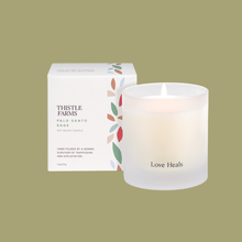 Load image into Gallery viewer, Palo Santo Sage Soy Candle Love Heals Collection