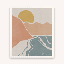 Load image into Gallery viewer, Set of 3 Swedish Dishcloth: Landscape Line Combo
