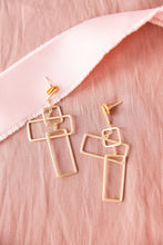 Load image into Gallery viewer, Geometric Faith Earrings