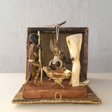 Load image into Gallery viewer, Mini Banana Leaf Nativity Set