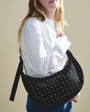 Load image into Gallery viewer, Cross Stitch Crescent Bag