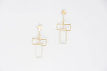 Load image into Gallery viewer, Geometric Faith Earrings
