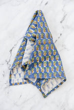 Load image into Gallery viewer, Traditional Blooms Tea Towel