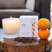 Load image into Gallery viewer, Orange Clove Soy Wax Holiday Candle