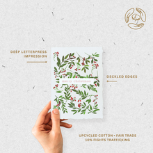 Load image into Gallery viewer, Christmas Greeting Card Box Set | Merry Christmas Berries