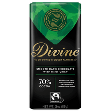 Load image into Gallery viewer, 70% Dark Chocolate with Mint Crisp Sharing Bar