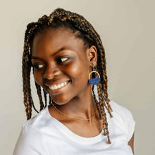 Load image into Gallery viewer, Cobalt Jo Earrings