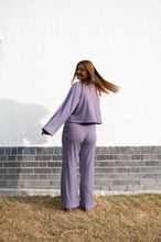 Load image into Gallery viewer, Ethically Made Knit Mock Neck Crop Sweater Women's
