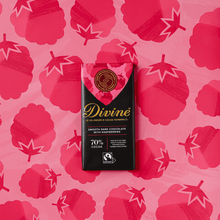 Load image into Gallery viewer, 70% Dark Chocolate with Raspberries Sharing Bar
